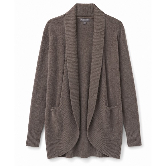 Barefoot Dreams Sweaters - Barefoot Dreams CozyChic Lite Island Wrap Cardigan XS/S Brown Mauve 452